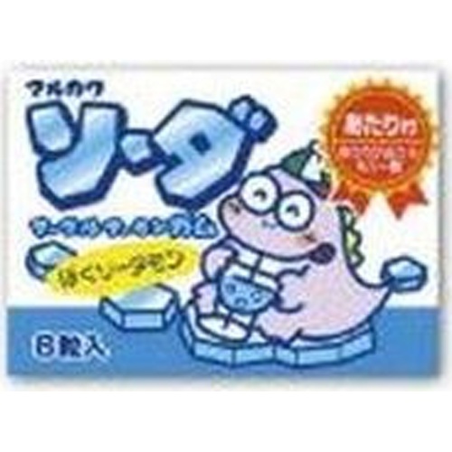 Marukawa Confectionery Soda Marble Gum  【Purchase Quantity 33 Pieces】