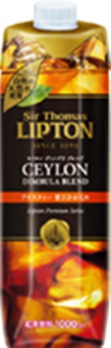 Lipton Liquid Tea Tetra Prisma 1L  【Purchase Quantity 6 Pieces】