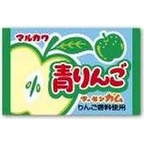 Marukawa Confectionery Green Apple Gum 1 Piece  [Purchase Quantity 55 Pieces]