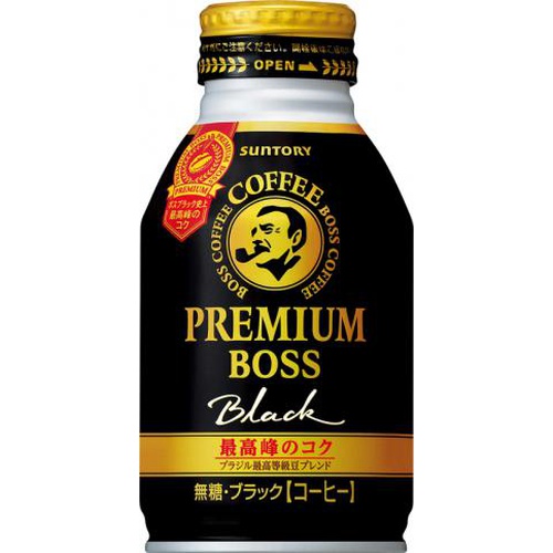 Boss Premium Boss Black B Can 285g 【This Month's Special Beverage】 Special Order Item 【Purchase Quantity 24 Cans