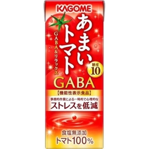 Kagome Sweet Tomato GABA Stress Reduction 195ml  Mail Order Item 【Purchase Quantity 24】