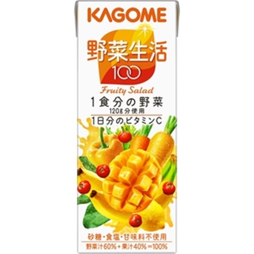 Kagome Vegetable Life Mango Salad Paper 200ml  [Purchase Quantity 24 Pieces]