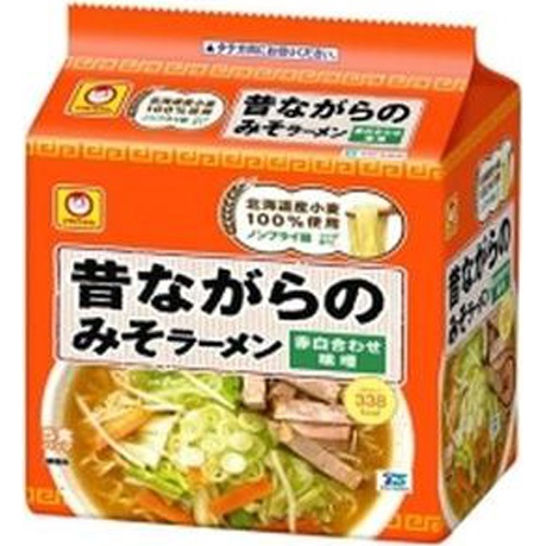 Maruchan 5P Traditional Miso Ramen 【Monthly Special Sale Noodles】 Special Order Item 【Purchase Quantity 18 pieces]