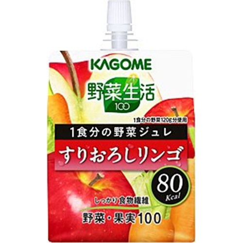 Kagome Vegetable Life 100 Vegetable Jelly with Grated Apple [This Month's Special Sale Drink] Special Order Item [Purchase Quantity 30]