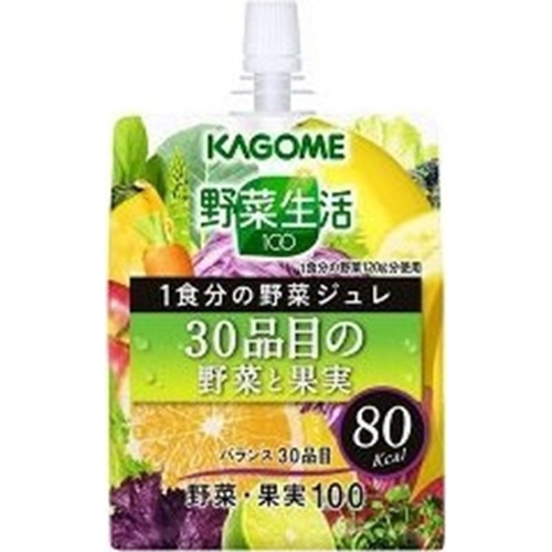 Kagome Vegetable Life 100 Vegetable Jelly 30 Types of Vegetables and Fruits [This Month's Special Sale Beverages]  [Purchase Quantity 6]