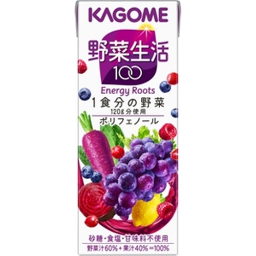 Kagome Vegetable Life Berry Salad Paper 200ml [Purchase Quantity 24 pieces]