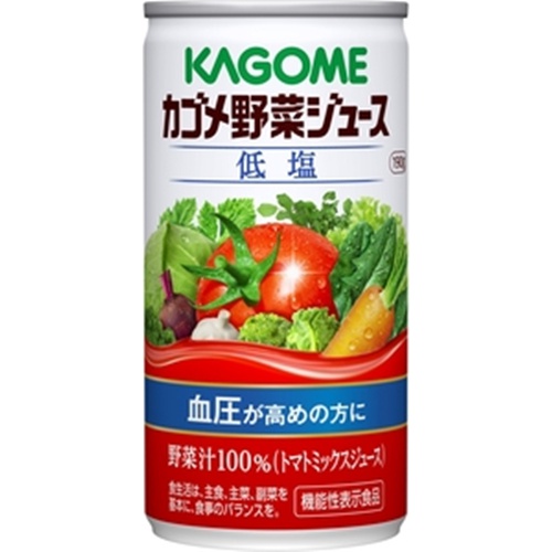 Kagome Vegetable Juice Low Salt Can 190g [This Month's Special Beverage]  [Purchase Quantity 30 Pieces]