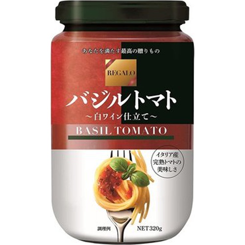 Nippon REGALO Basil Tomato 320g [This Month's Special Sale Noodles] Special Order Item [Purchase Quantity 6]