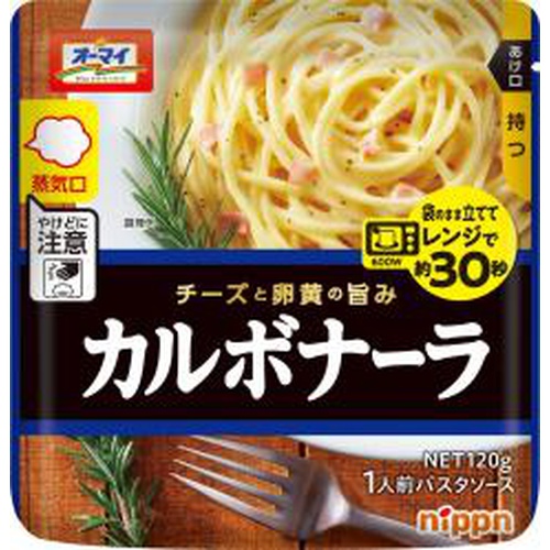 Oh My! Carbonara for Microwave 120g 【This Month's Special Sale Noodles】 Order Item 【Purchase Quantity 12 Pieces]