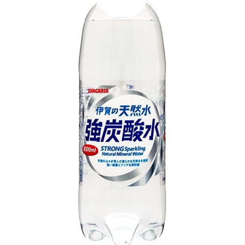 Sanaria Iga Natural Spring Strong Carbonated Water P 1000ml 【Purchase Quantity 12 Units】