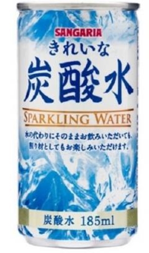 Sangaria Clean Carbonated Water 185ml Can Special Order Item 【Purchase Quantity 30 Units]