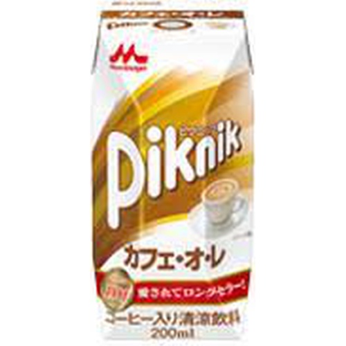 Morinaga Milk Picnic Cafe au Lait Prisma 200ml Special Order Item 【Purchase Quantity 24 Units】