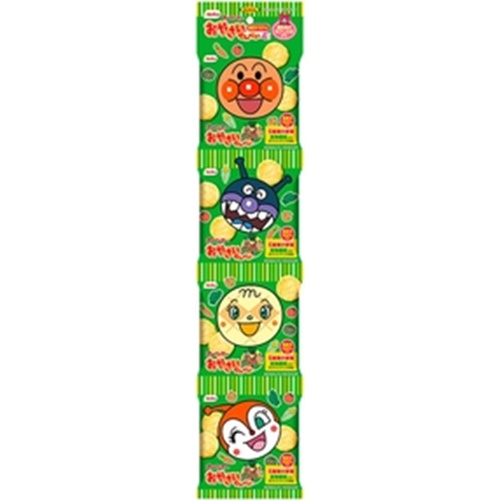 Kuriyama Rice Cracker 4P Anpanman Vegetable Senbei [This Month's Special Sale Snacks] Special Order Item [Purchase Quantity 12]