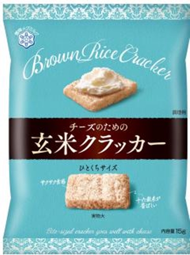 Snow Brand Brown Rice Crackers for Cheese 15g Special Order Item 【Purchase Quantity 32 Packs】