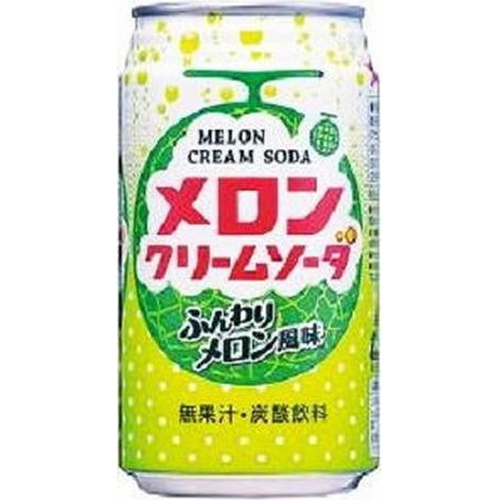 Tominaga Melon Cream Soda 350ml  [Purchase Quantity: 24 pieces]