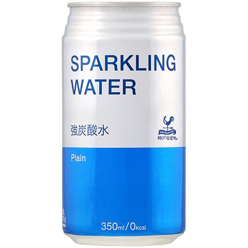 Kobe Foreign Settlement Carbonated Water 350ml Special Order Item [Purchase Quantity 24]