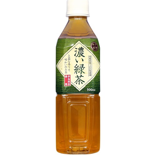 Tominaga Kobe Teahouse Rich Green Tea P500ml Special Order Item [Purchase Quantity 24]