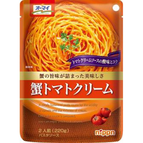 Oh My Crab Tomato Cream 220g 【Special Sale This Month Noodles】 Special Order Item 【Purchase Quantity 24 Units]