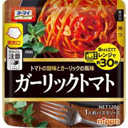 Oh My Garlic Tomato in Microwave 120g [This Month's Special Sale Noodles] Mail Order Item [Purchase Quantity: 12]