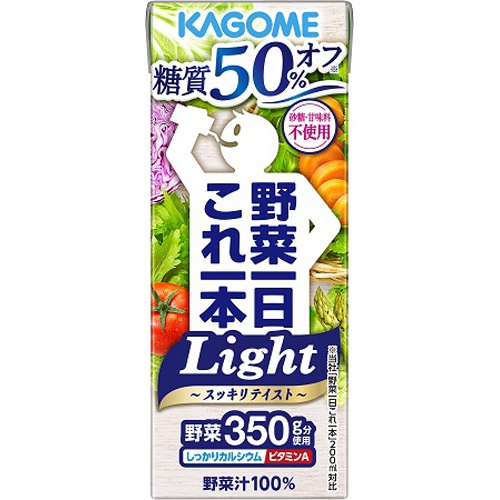 Kagome Vegetable One Day This One Light 200ml Special Order Item [Purchase Quantity 24]