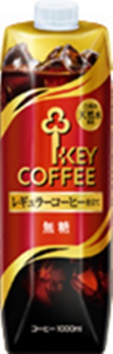 Key 1L Liquid Coffee Unsweetened Tetra Prisma  [Purchase Quantity: 6]