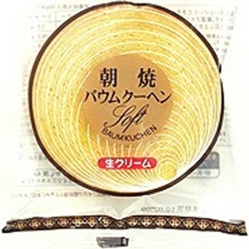 Kashihara Morning Baked Baumkuchen with Fresh Cream 【Purchase Quantity 12 Pieces】