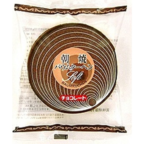 Kashi Hara Morning Baked Baumkuchen Chocolate 【Purchase Quantity 12 Pieces】