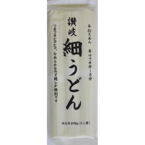 Sanuki Products Sanuki Thin Udon 270g  【Purchase Quantity 15 Pieces】