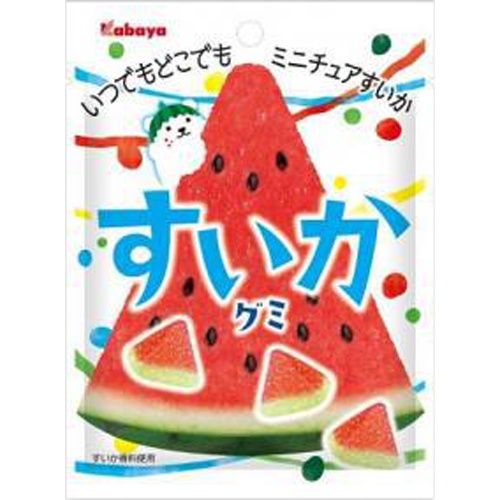 Kabaya Watermelon Gummies 50g  【Purchase Quantity 10 Pieces]