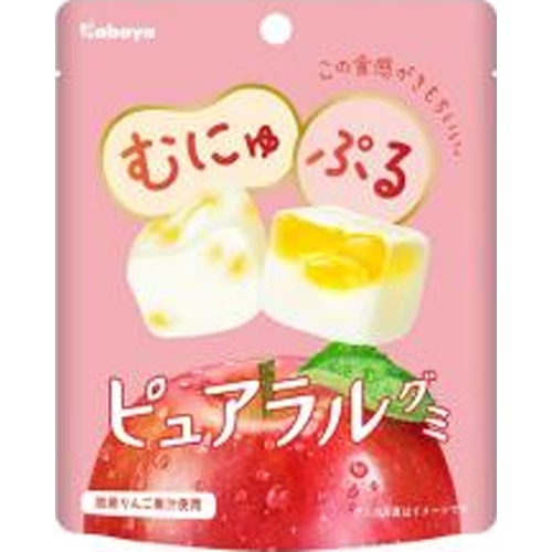 Kabaya Pure Ralgumi Apple 58g 【This Month's Special Sale Snacks】  【Purchase Quantity 8 Pieces]