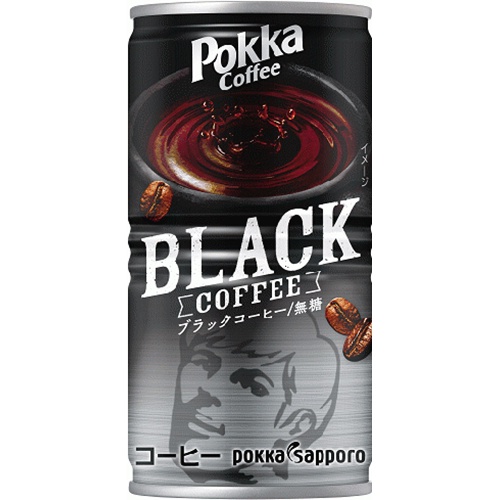 Pokka Sapporo Food Coffee Black Can 185g [This Month's Special Sale Beverage] Special Order Item [Purchase Quantity 30]