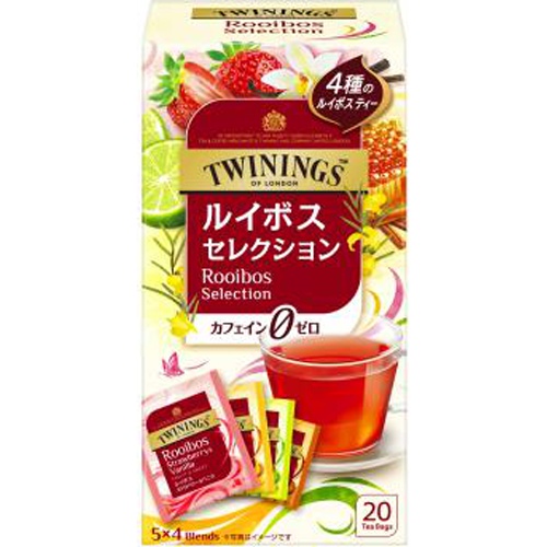 Twinings Rooibos Selection 20 Bags Special Order Item [Purchase Quantity 24 Packs]