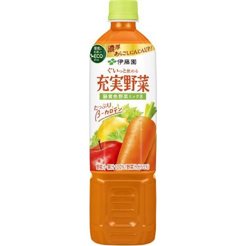 Ito En Rich Vegetables Yellow and Green Vegetable Mix P740g 【This Month's Sale Beverage】  【Purchase Quantity 15 Units]