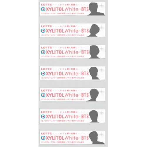 Lotte Xylitol White Pink Grapefruit 14 Pieces Special Order Item 【Purchase Quantity 320 Units]