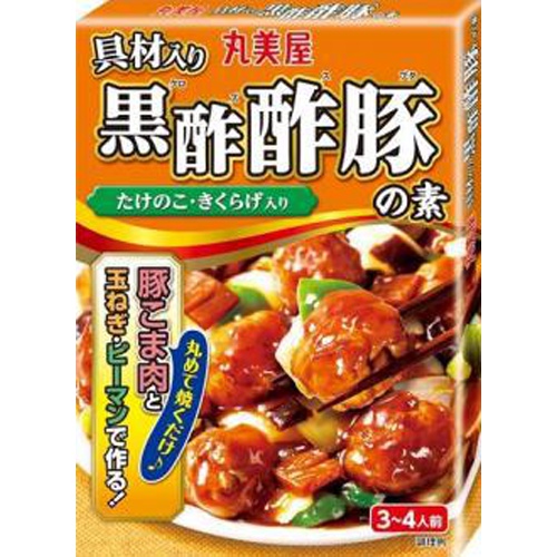 Marumiya Black Vinegar Sweet and Sour Pork Sauce with Ingredients 180g Special Order Item 【Purchase Quantity 60 Units】
