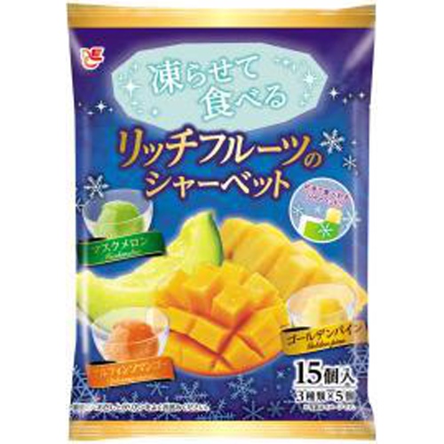 Ace Rich Fruit Sherbet to Eat Frozen  Special Order Item [Purchase Quantity: 16 Pieces] (May Take Time for Restocking)