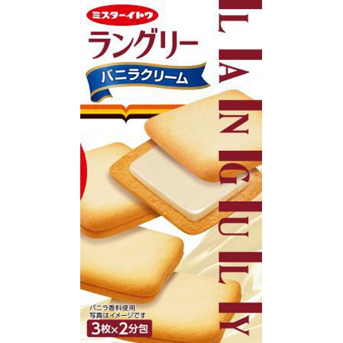Ito Seika Langley Vanilla Cream 6 Pieces  【Purchase Quantity 6 Packs】