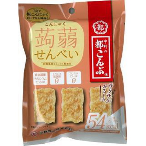 Nakano Konjac Rice Cracker Miyako Kombu 15g  Special Order Item [Purchase Quantity 96 Pieces]
