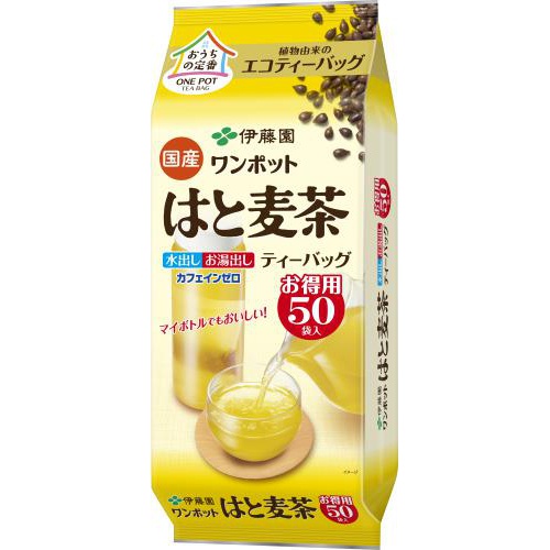 Itoen One Pot Domestic Job's Tears Tea TB 50 Bags - Special Order Item [Purchase Quantity: 10]