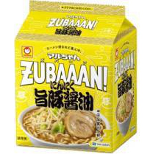 Maruchan Zubaan Garlic Umami Pork Soy Sauce 3P 【Purchase Quantity 9 Pieces】