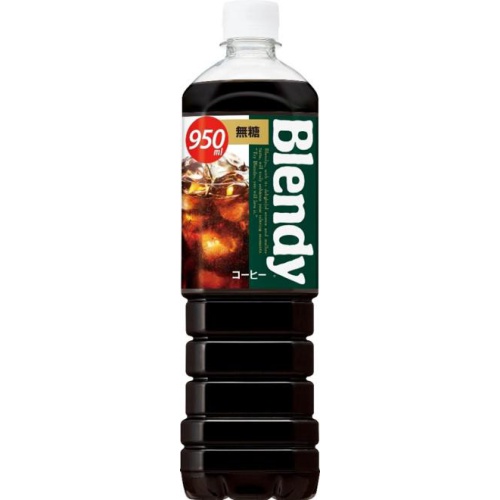 Blendy Bottle Coffee Unsweetened P 950ml 【This Month's Special Sale Beverages】 【Purchase Quantity 12 Units