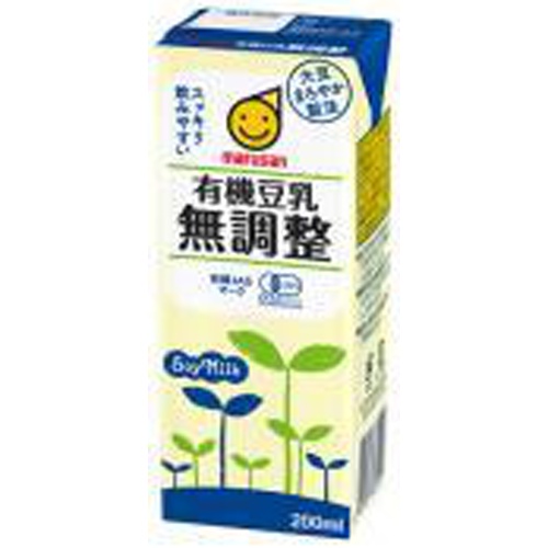 Marusan Organic Soy Milk Unsweetened 200ml Special Order Item 【Purchase Quantity 24 Packs】