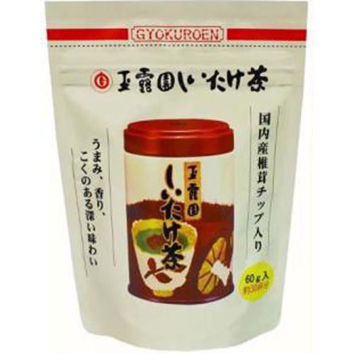 Gyokuroen Shiitake Tea 60g Stand Pack Special Order Item 【Purchase Quantity 10 Packs]