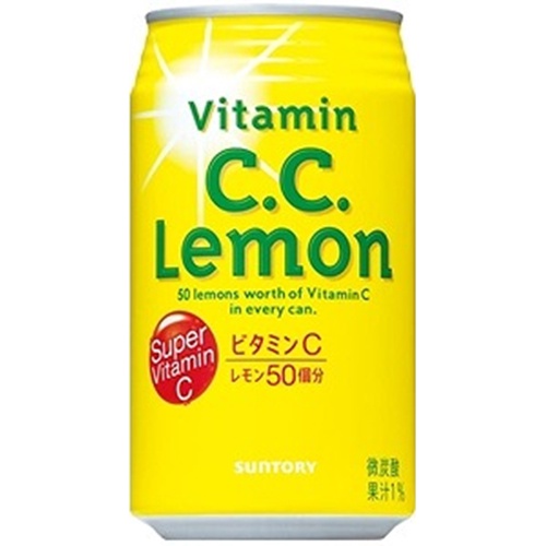 Suntory C.C. Lemon 350ml Steel Can [This Month's Special Sale Beverage]  [Purchase Quantity 24]