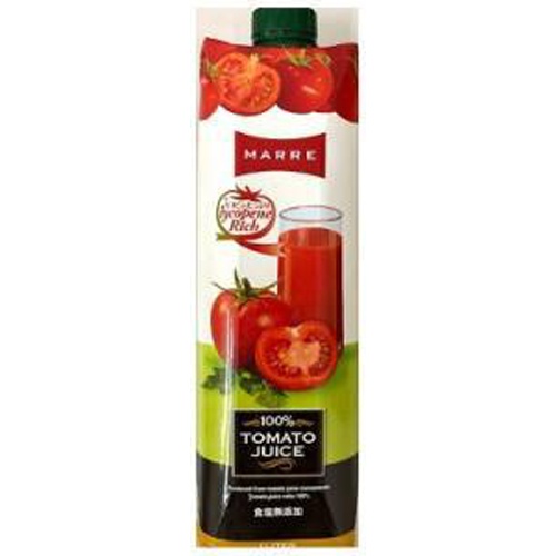 Marle 100% Tomato Juice 1L 【Purchase Quantity: 12 Units】