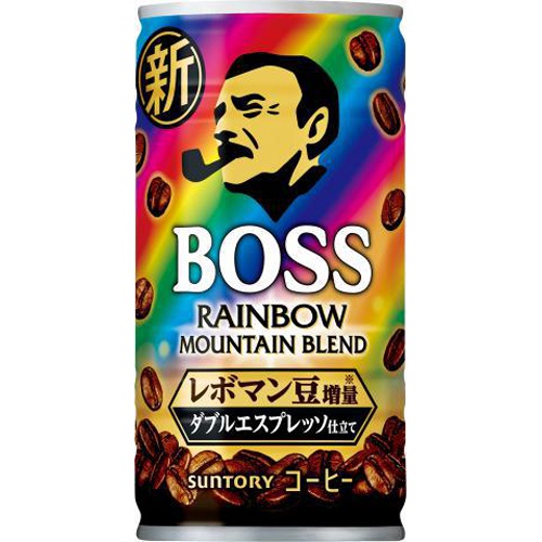 Boss Rainbow Mountain 185g [This Month's Special Sale Beverage] [Purchase Quantity 30 Units]