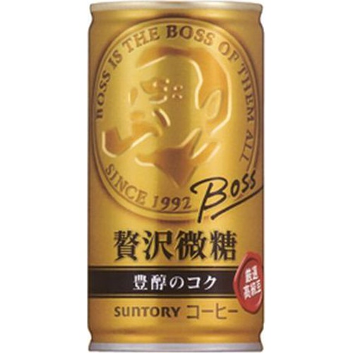 BOSS Luxurious Low-Sugar Rich Coffee 185g 【This Month's Special Sale Beverage】  【Purchase Quantity 30 Units