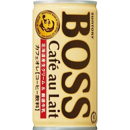 Boss Cafe Au Lait 185g 【This Month's Special Beverage】  【Purchase Quantity 30