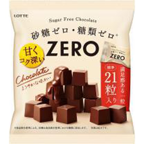Lotte Zero Chocolate Bag 84g  Special Order Item [Purchase Quantity: 18 pieces]