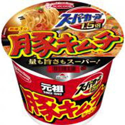 Ace Super Cup Pork Kimchi Ramen  【Purchase Quantity 12 Pieces】